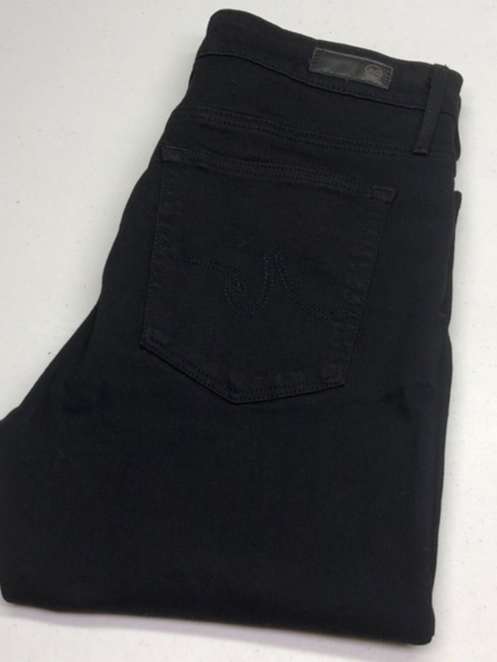 BLACK AG ADRIANO GOLDSCHMIED FARRAH HIGH-RISE SKINNY JEANS 30x31 LIKE NEW ⭐️